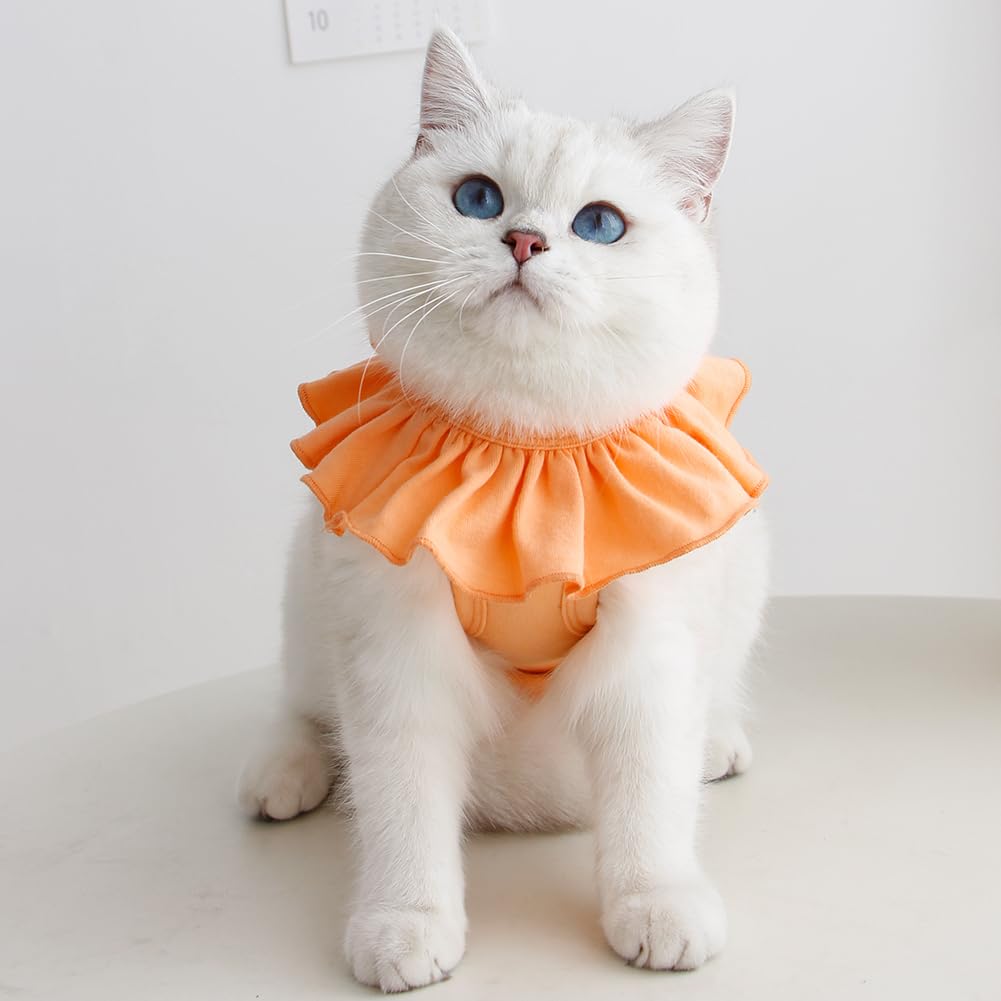 Amazon | KUVEELA PET 術後服 猫 メス 雌 女の子 かわいい 保護服 術後